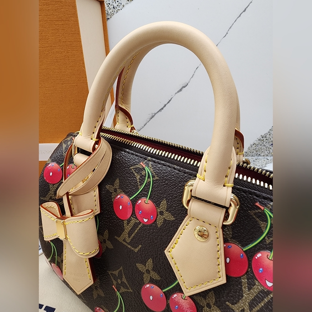 Louis Vuitton 2025 LV x TM Murakami Cerises Cherry Speedy Bandoulière 20 M13094 - Picture 4 of 16